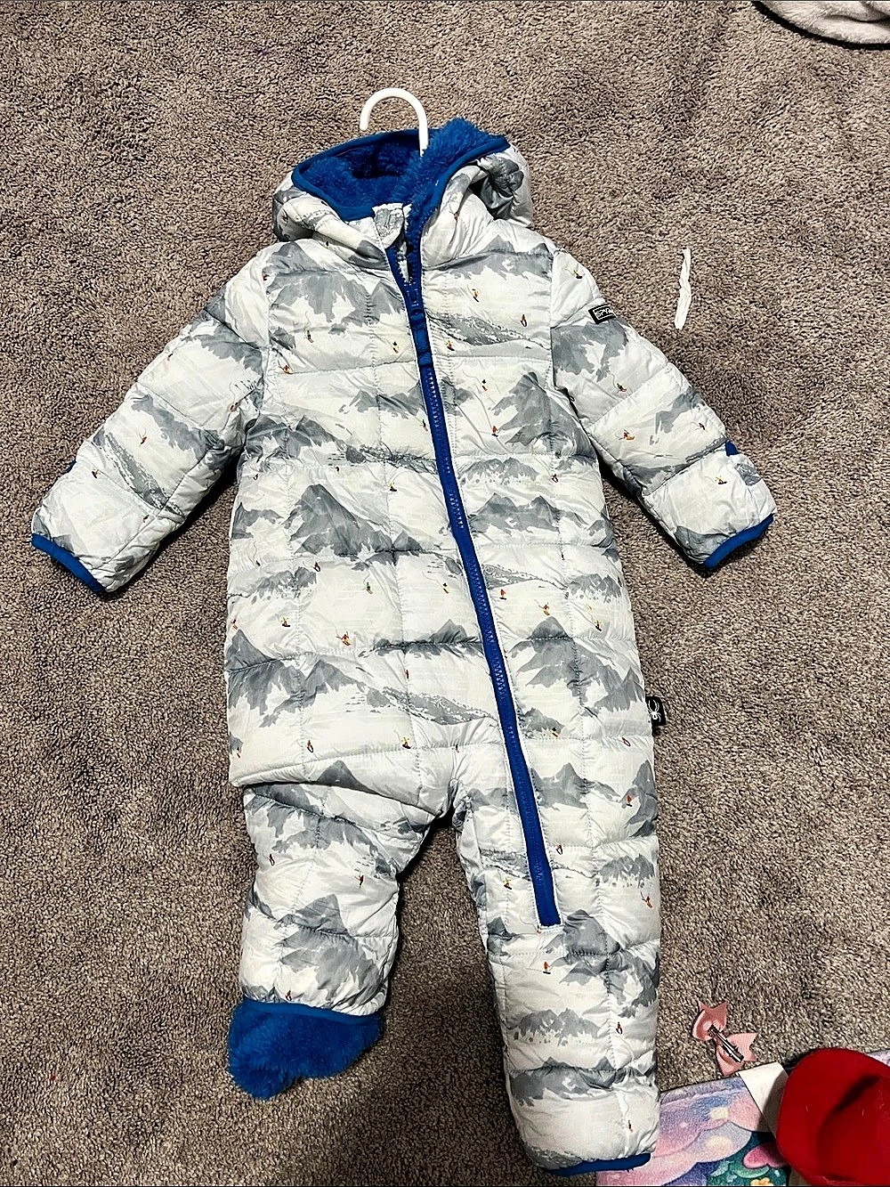 Spyder Baby 9/12M Mountain Print Snowsuit Like New